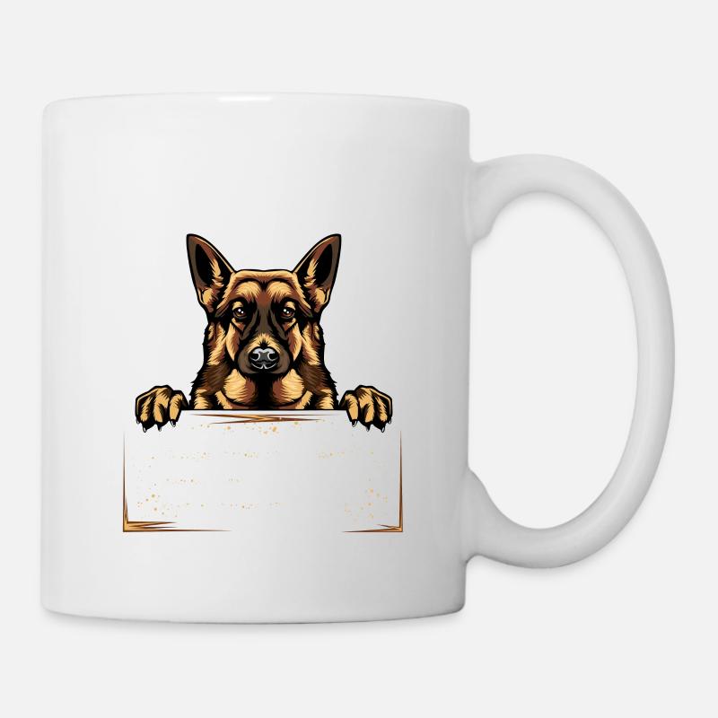 Deutscher Schäferhund German Shepherd Geschenk - Tasse - Weiß