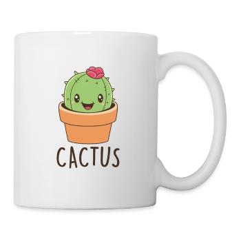 Cactus Cactus Cat Cat Pun Gift - Mug - white - Right