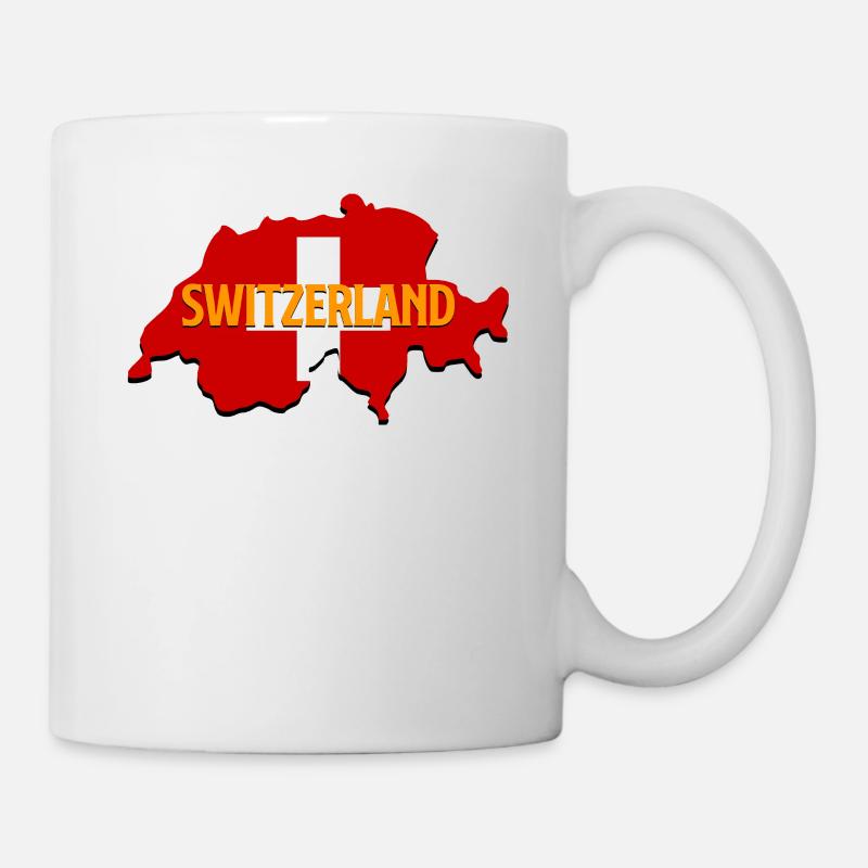 Schweiz - Tasse - Weiß