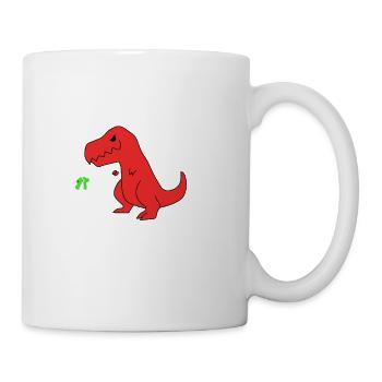 Ich bin Unstoppable (T-rex) - Tasse - Weiß - Rechts