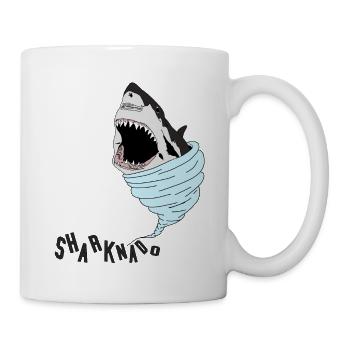 Sharknado Cool mix of tornado and sharks - Mug - white - Right