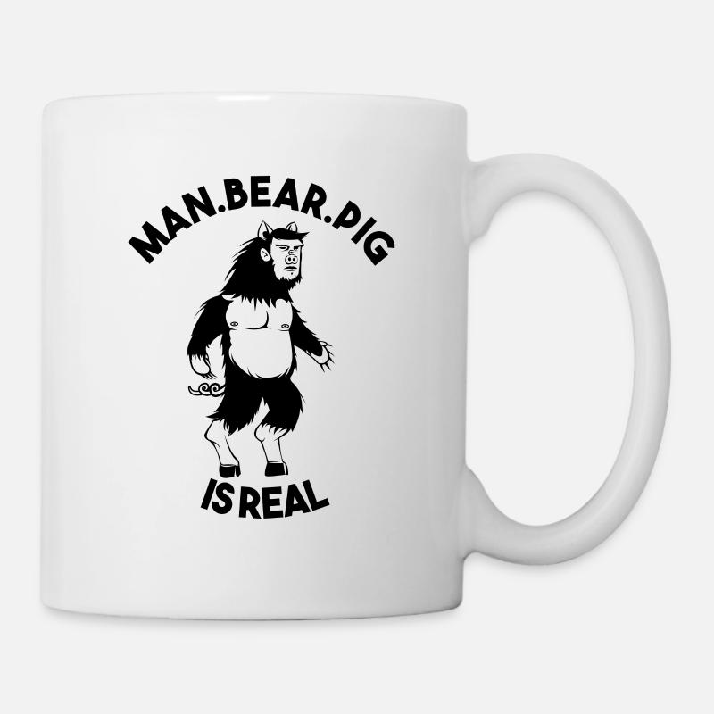 ManBearPig - Tasse - Weiß