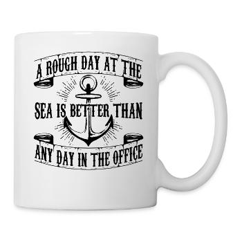 Funny Sailing Sailor Captain Yacht Gift - Mug - white - Right