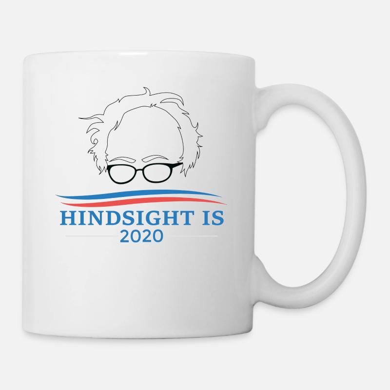 Bernie Sanders Hindsight est responsable de 2020 - Mug blanc - blanc