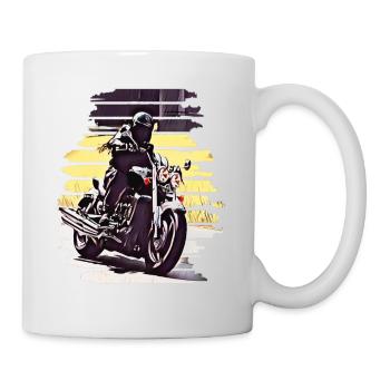 Tour de moto en virage Rocket 3 - Mug blanc - blanc - Droite