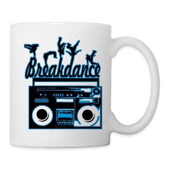 break dancing - Mug - white - Right