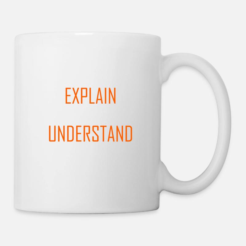 Lehrer Nerd IT Nerdy Geeky Geschenk Erklärung - Tasse - Weiß