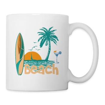 Beach - Tasse - Weiß - Rechts