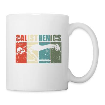 Calisthenics Poids propre Exercices Fitness Fitness - Mug blanc - blanc - Droite