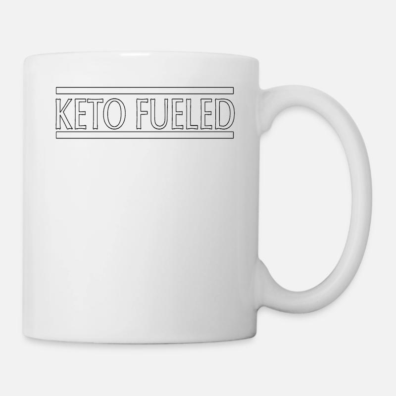 Keto Fueled - Tasse - Weiß