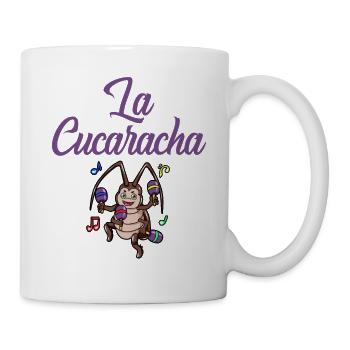 la cucaracha Mexiko Schabe Kakerlake Marakas - Tasse - Weiß - Rechts