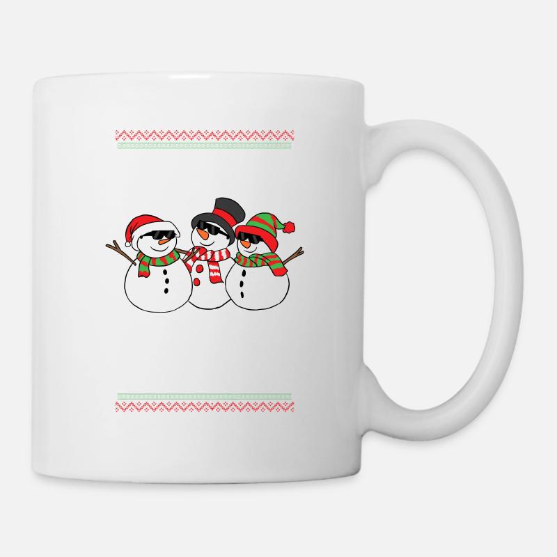 Schneemann Winter Schnee Weihnachten Geschenk - Tasse - Weiß