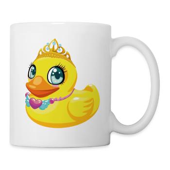 Entenprinzessin - Tasse - Weiß - Rechts