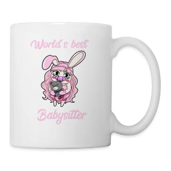 World's Best Babysitter Baby Sitter babysitting - Mug - white - Right