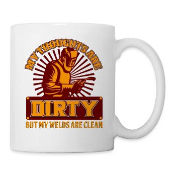 Dirty Welder - Welder - Édition limitée - Mug blanc - blanc - Droite