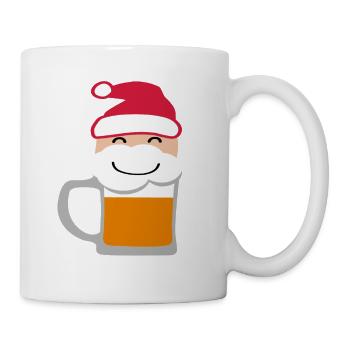 Weihnachtssbier - Tasse - Weiß - Rechts