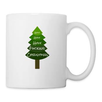Sacré noël - sapin - Mug blanc - blanc - Droite