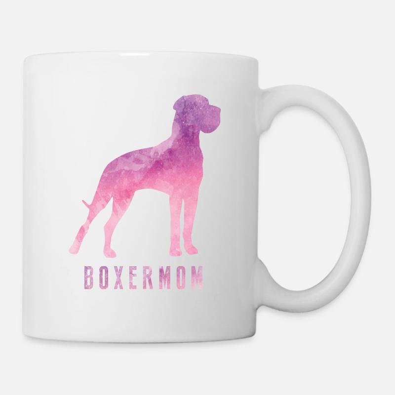 Boxer Mama Hunde liebe Deutsche Boxer Fan Geschenk - Tasse - Weiß