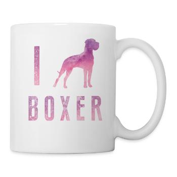 German Boxer Mama T-Shirt Gift for Dog Lover - Mug - white - Right