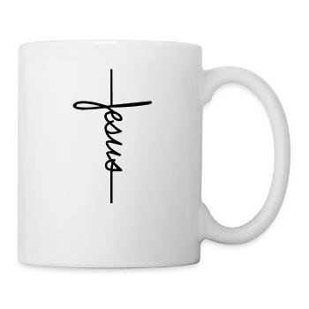 Jesus Christus Christliche Geschenke Religion - Tasse - Weiß - Rechts