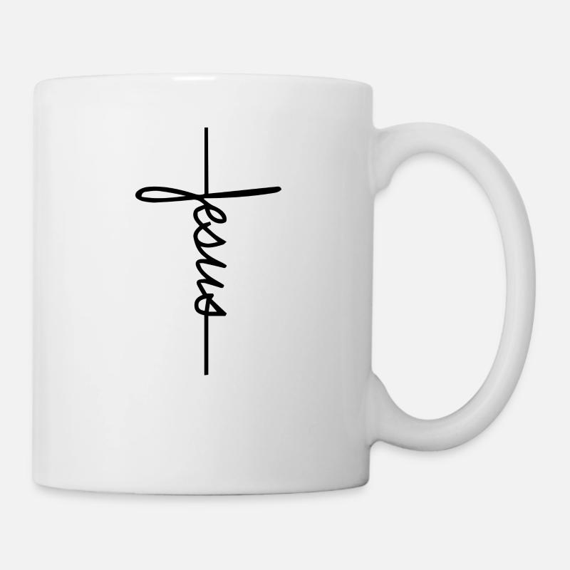 Jésus Christ Cadeaux Chrétiens Religion - Mug blanc - blanc