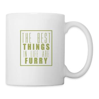 Furry Life - Tasse - Weiß - Rechts
