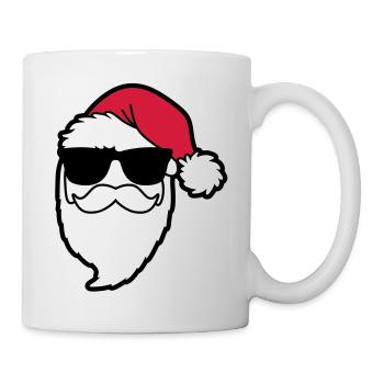 santa_claus_hohoho_4a - Tasse - Weiß - Rechts
