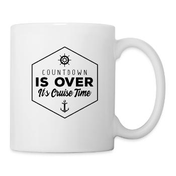 Cruise Time Vacation Boat Ocean Cruise Ship Seas - Mug - white - Right