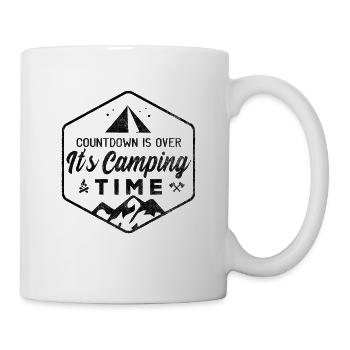 Camping en plein air camping tente camping car - Mug blanc - blanc - Droite