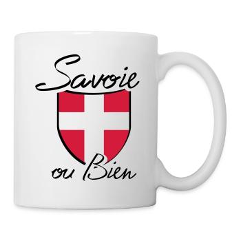 ecusson savoie - Mug blanc - blanc - Droite