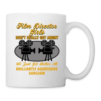 Director - Film Director Girls - Tasse - Weiß - Rechts