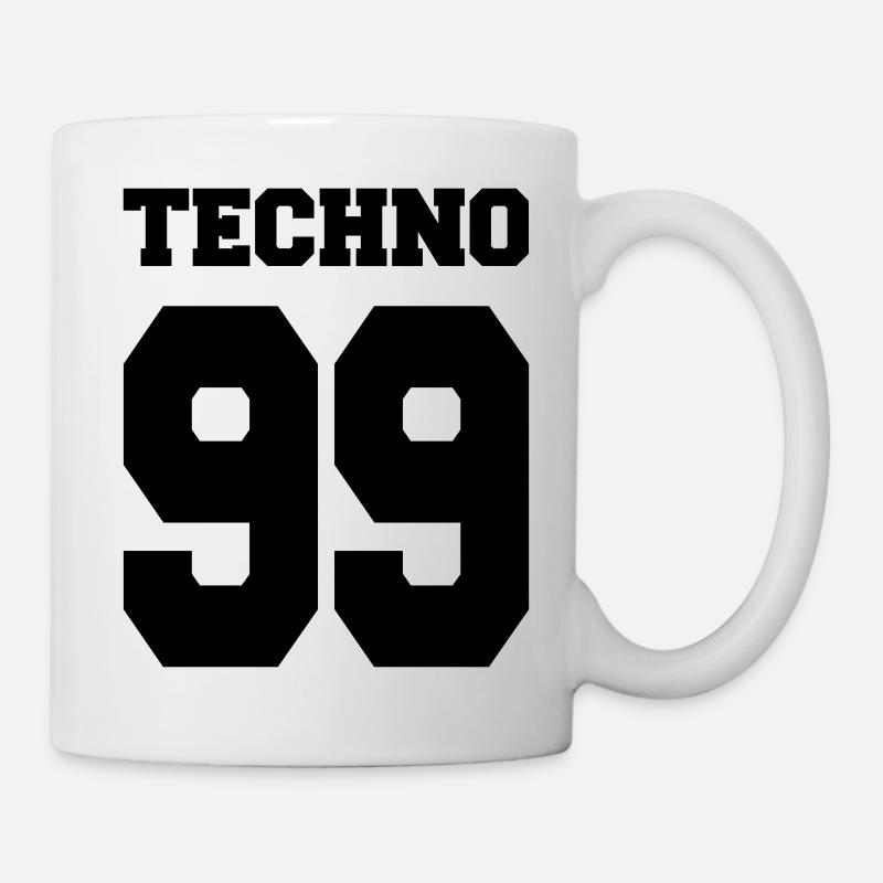 Techno 99 - Mug - white