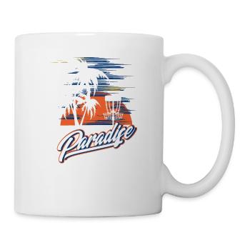 Paradise Disc Golf - Mug blanc - blanc - Droite