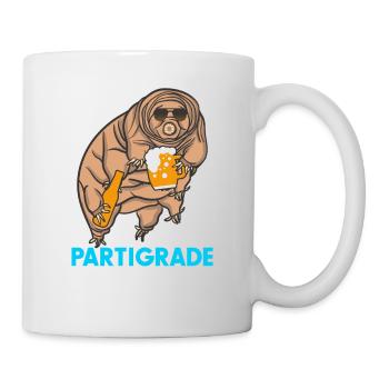 Partigrade - Tardigrade drôle - Mug blanc - blanc - Droite
