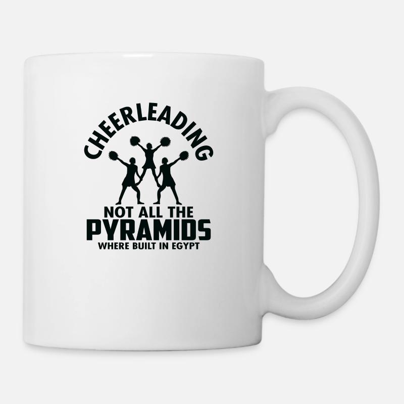 Cadeau d'anniversaire parfait cheerleading - Mug blanc - blanc