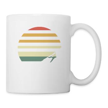 Escalade Bouldering Cadeau d'escalade gratuit - Mug blanc - blanc - Droite