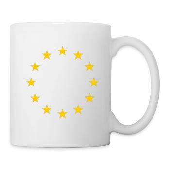 Europe flag gift stars EU Euro cohesion - Mug - white - Right