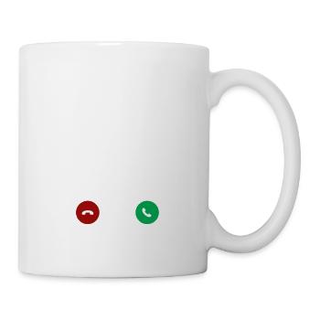 Jesus Is Calling God Gets Religion Bible Gift - Mug - white - Right