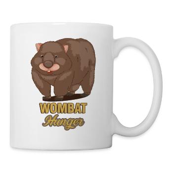 Fat Wombat a faim - Édition limitée - Mug blanc - blanc - Droite