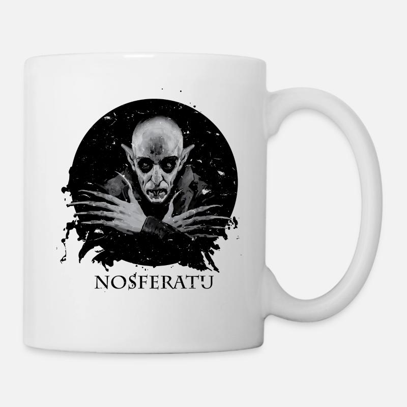 Tee shirt Nosferatu Vampire Classic Horror Noir - Mug blanc - blanc
