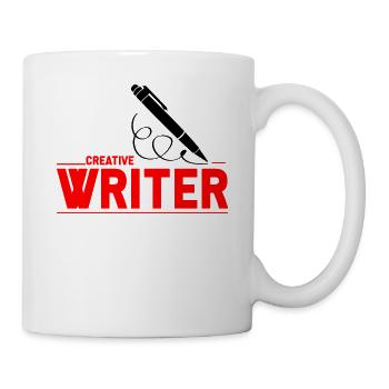 Schriftsteller Autor Schreiber Schreiben Geschenk - Tasse - Weiß - Rechts