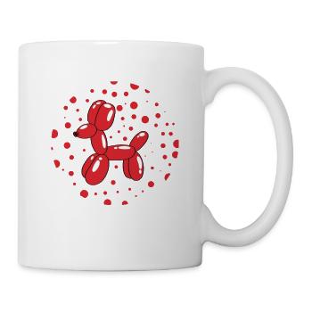ballon chien chien chien cadeau propriétaire - Mug blanc - blanc - Droite