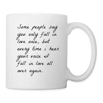 love quotes uk - Mug - white - Right