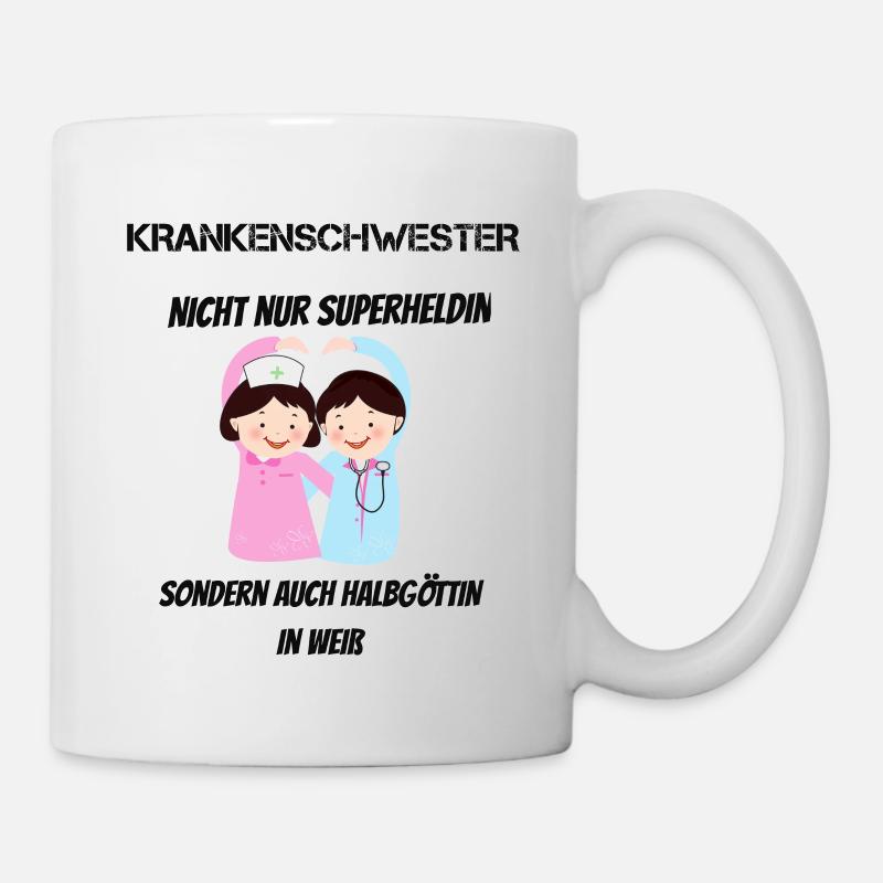 Krankenschwester - Tasse - Weiß