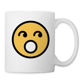 Smiley Face Rolling Eyes - Mug - white - Right
