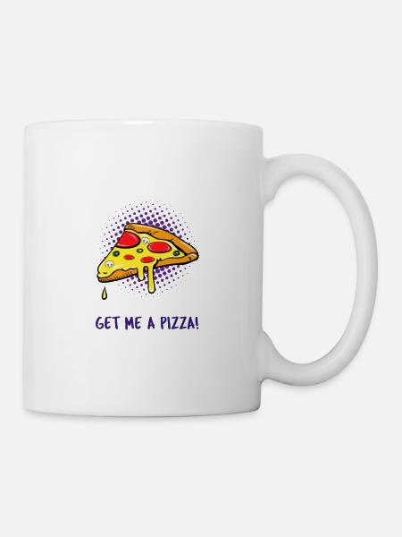 Pizza - Tasse - Weiß