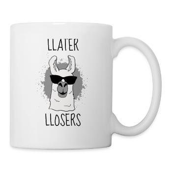 lama - Mug blanc - blanc - Droite
