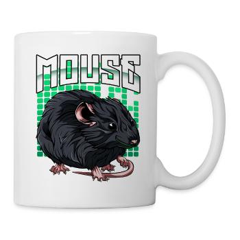 House mouse mouse mouse gift - Mug - white - Right