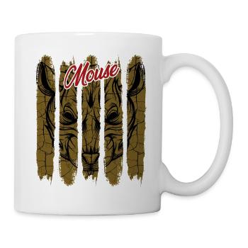Vintage Retro Style Mice | Mouse Animal Gift - Mug - white - Right