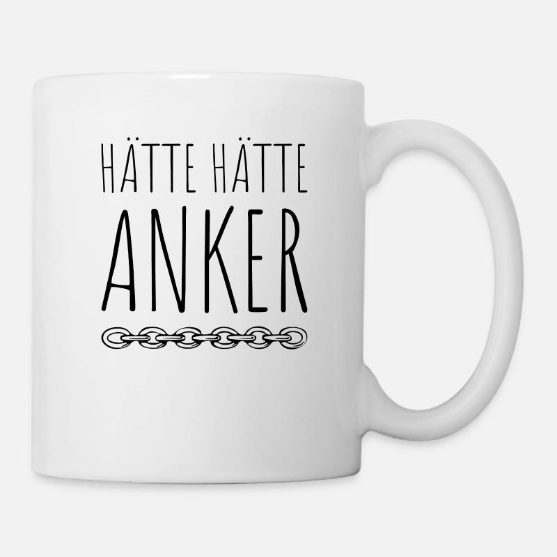 Hätte Hätte Ankerkette - Tasse - Weiß